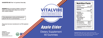 APPLE CIDER GUMMIES (ACV)