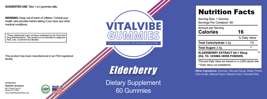 ELDERBERRY (Immunity) GUMMIES