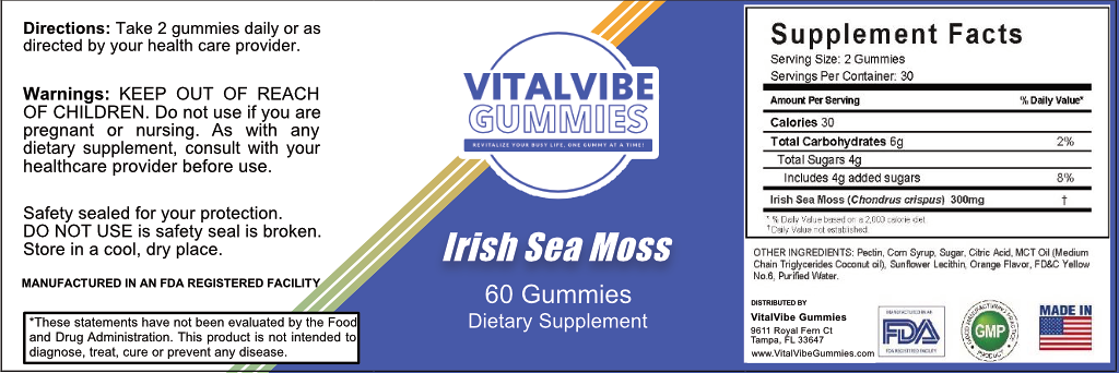 IRISH SEA MOSS GUMMIES